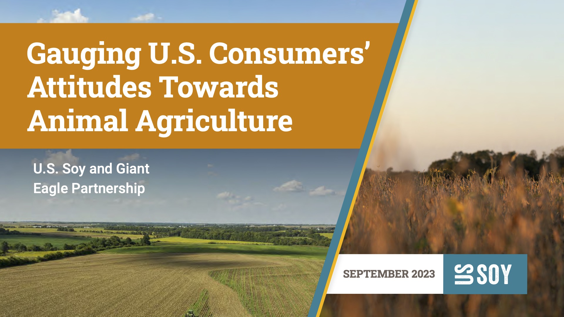 Gauging U.S. Consumers’ Attitudes Toward Animal Agriculture: U.S. Soy and Giant Eagle Partnership